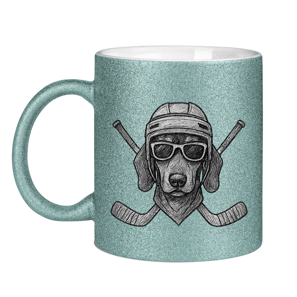 Glitzertasse COOL HOCKEYDOG