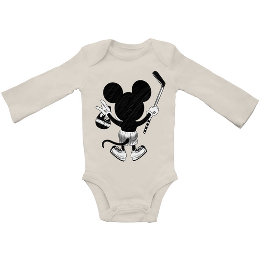 Babybody Langarm HOCKEYMOUSE