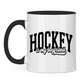 Tasse zweifarbig HOCKEY IS MY BOYFRIEND