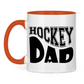 Tasse zweifarbig HOCKEYDAD WAVE