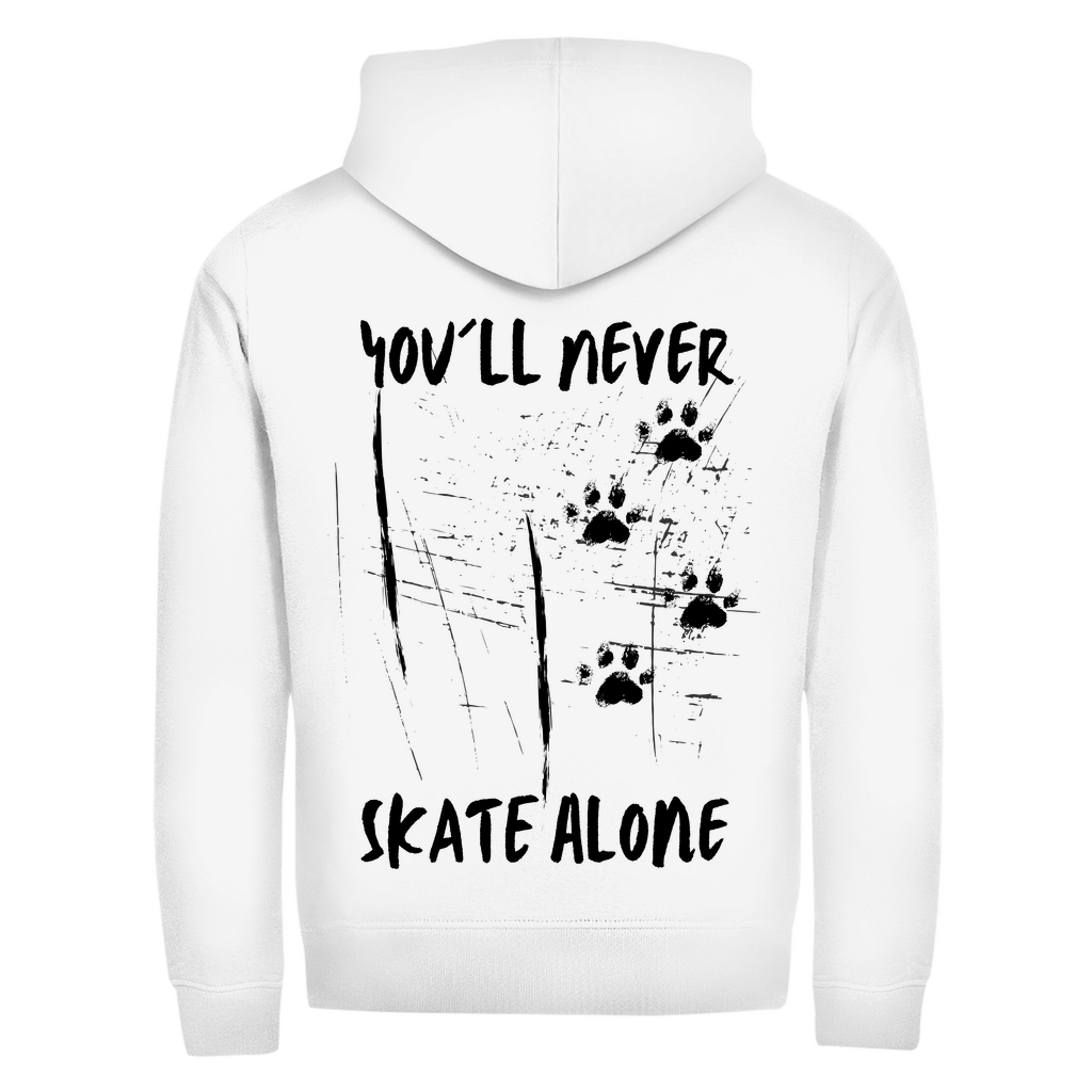 Unisex Zipper NEVER SKATE ALONE (back)