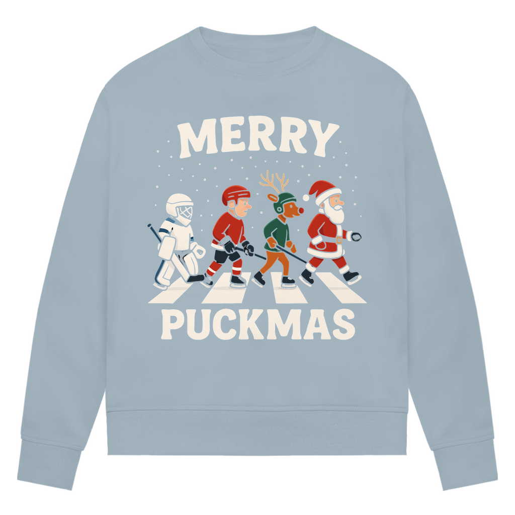Ladies Sweatshirt MERRY PUCKMAS WALK