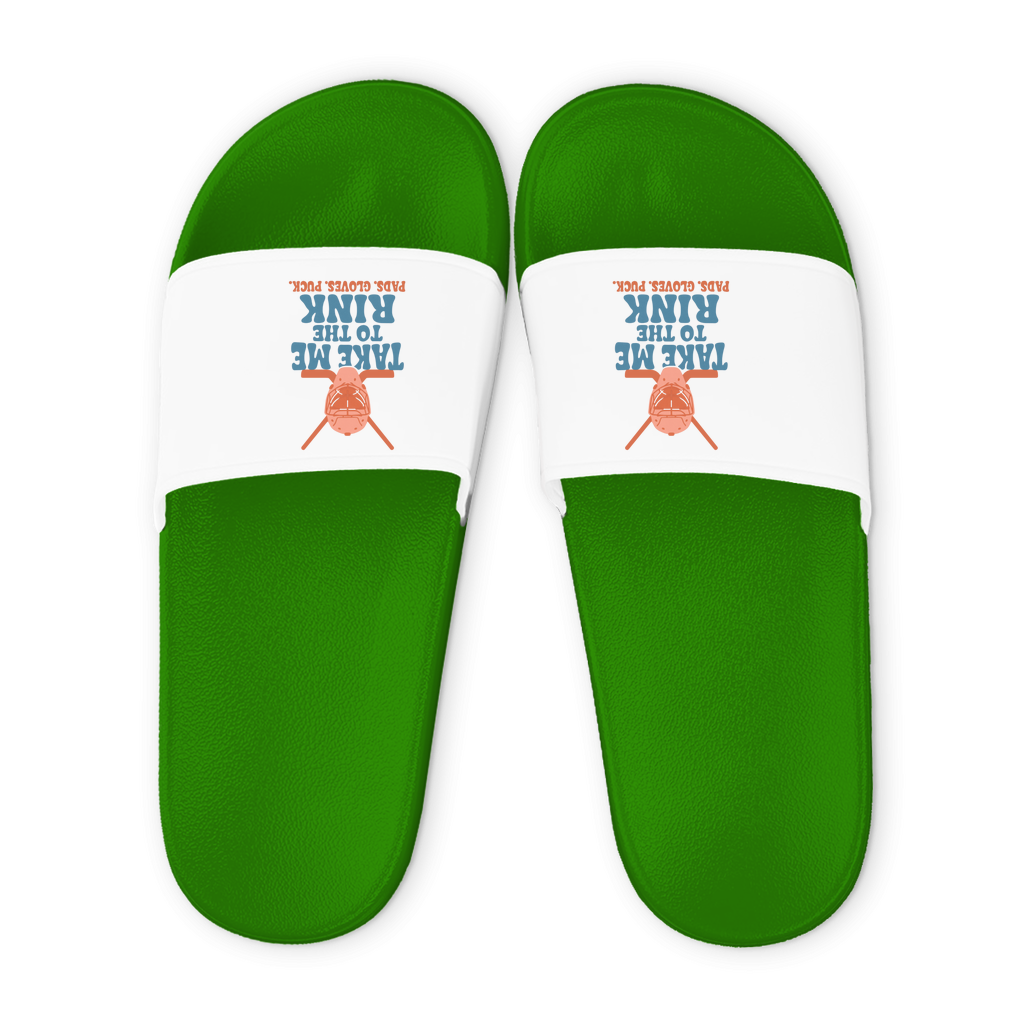 Badelatschen TAKE ME TO THE RINK GOALIE