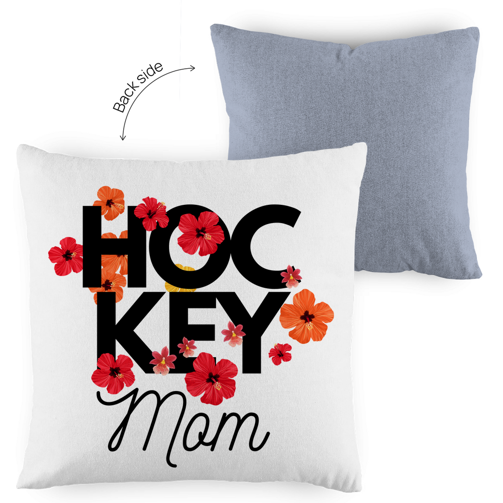 Kopfkissen zweifarbig HOCKEYMOM FLOWERS