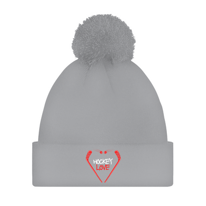 Bommelmütze HOCKEYLOVE STICKHEART