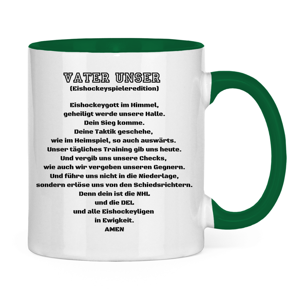 Tasse zweifarbig VATER UNSER SPIELER