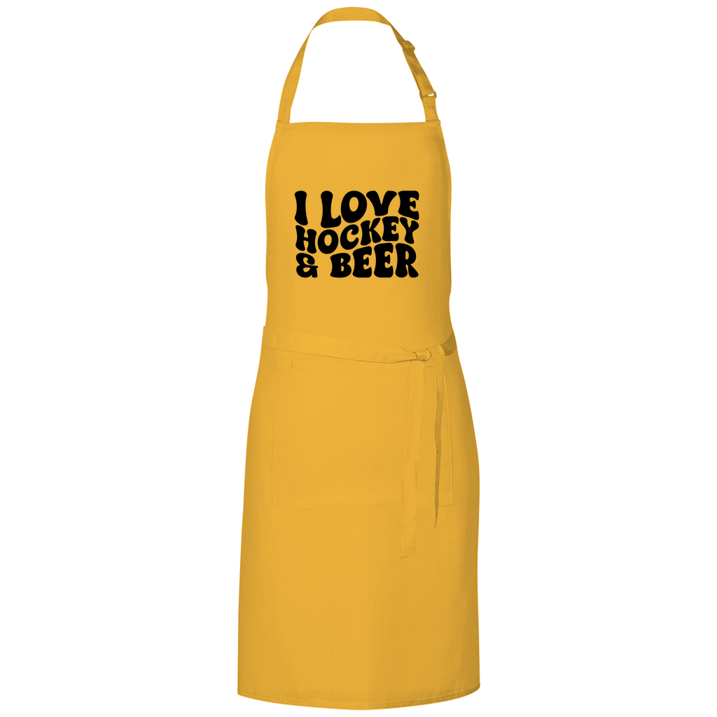 Grillschürze  I LOVE HOCKEY & BEER