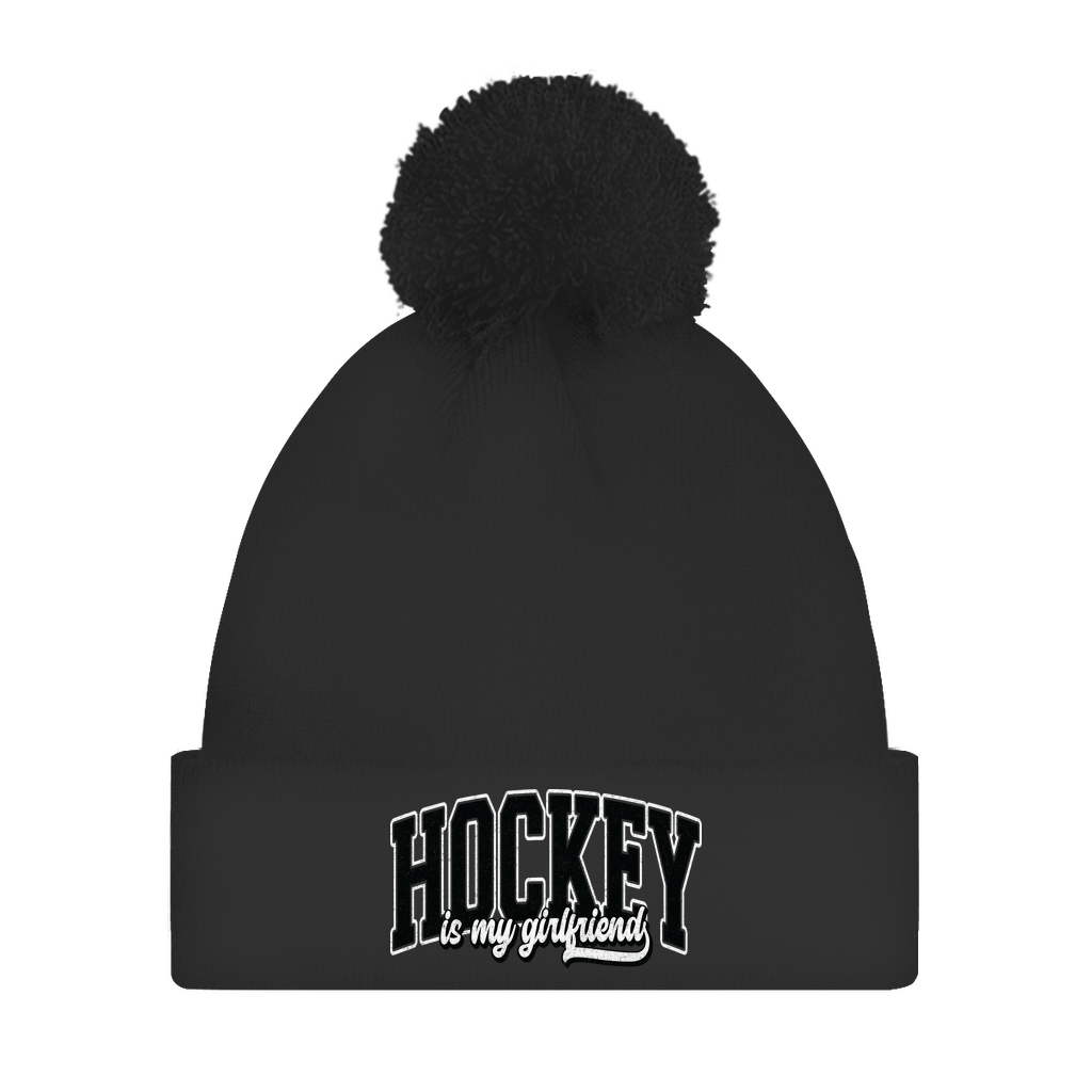 Bommelmütze HOCKEY IS MY GIRLFRIEND