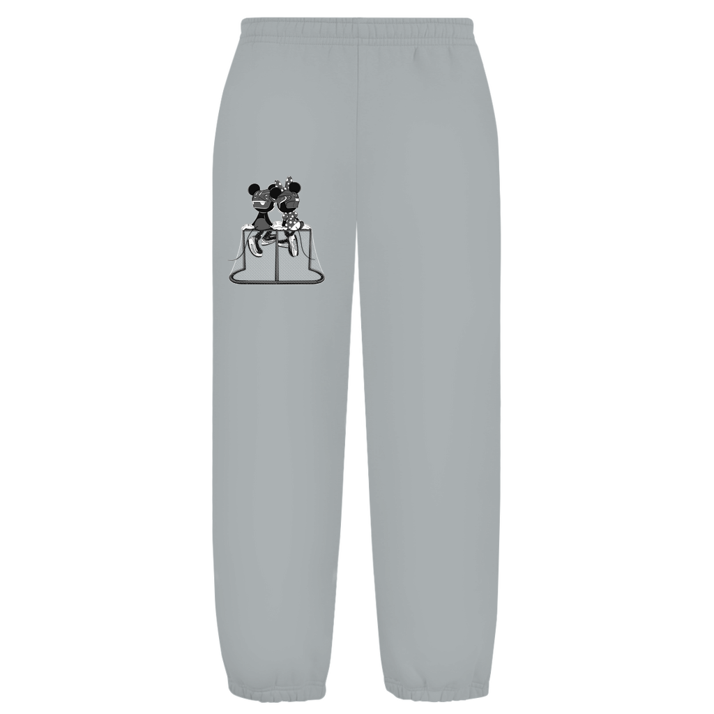 Oversize Sweatpants MOUSE COUPLE BW