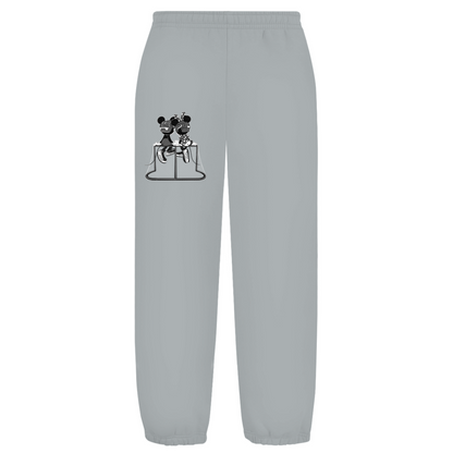 Oversize Sweatpants MOUSE COUPLE BW
