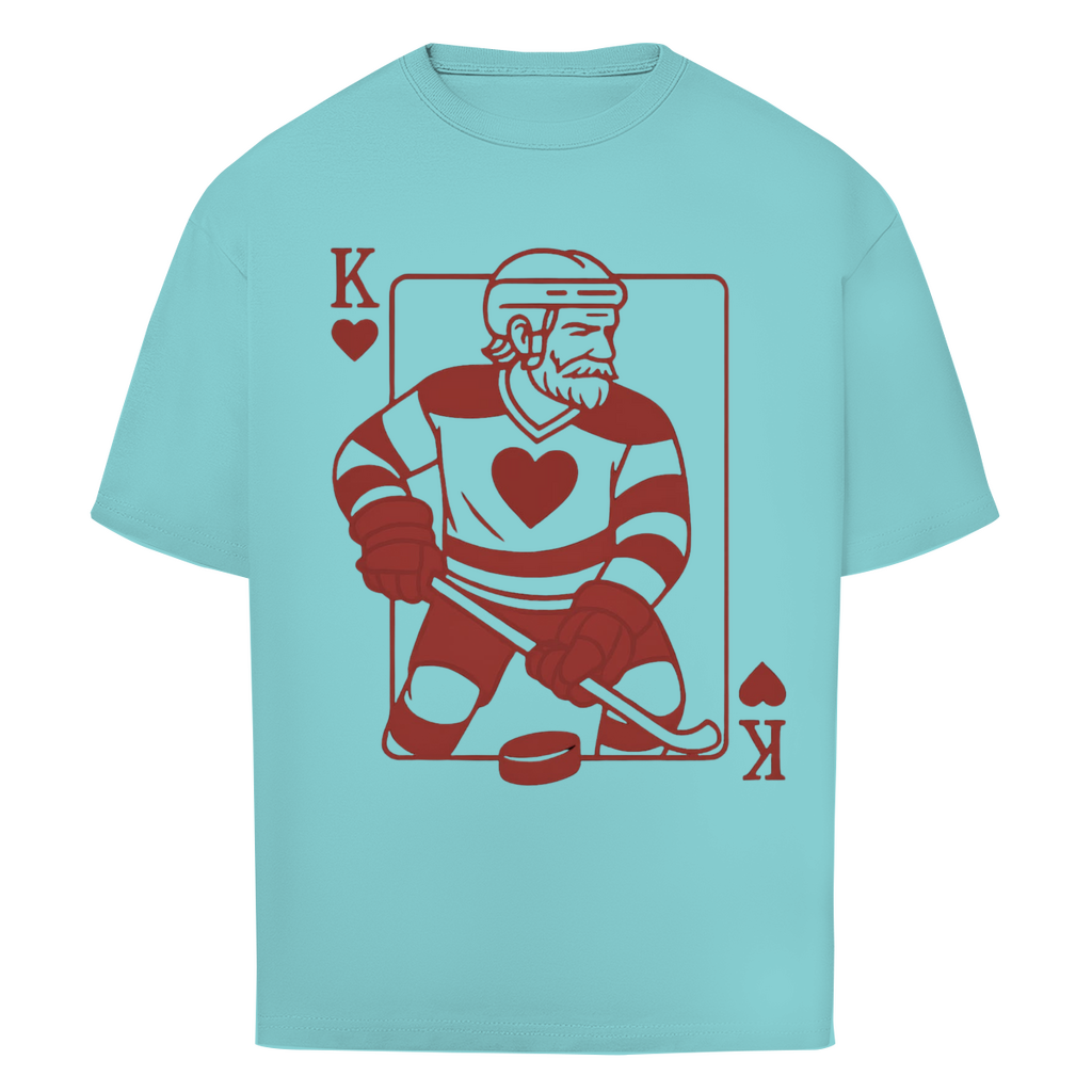Oversize T-Shirt HOCKEY HERZKÖNIG