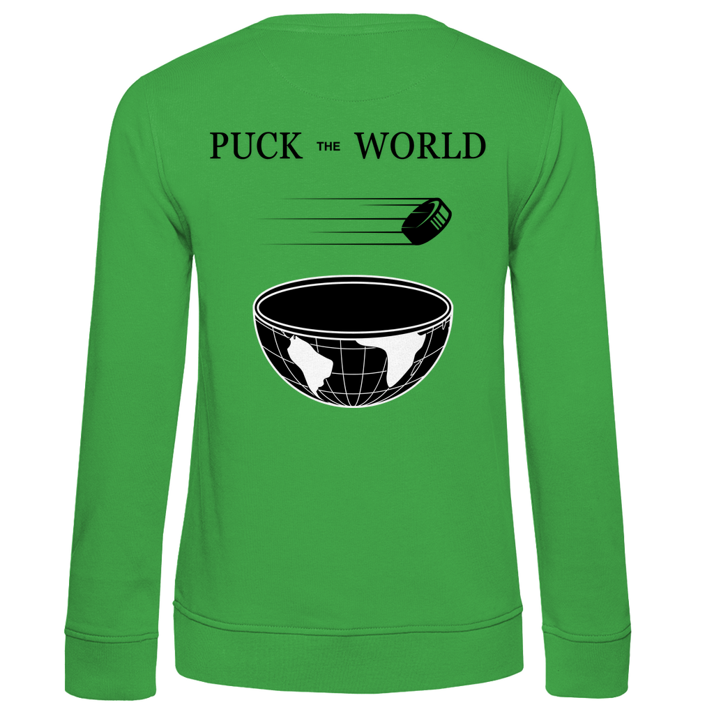 Ladies Sweatshirt PUCK THE WORLD (front&back)