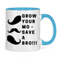 Tasse zweifarbig GROW YOUR MO