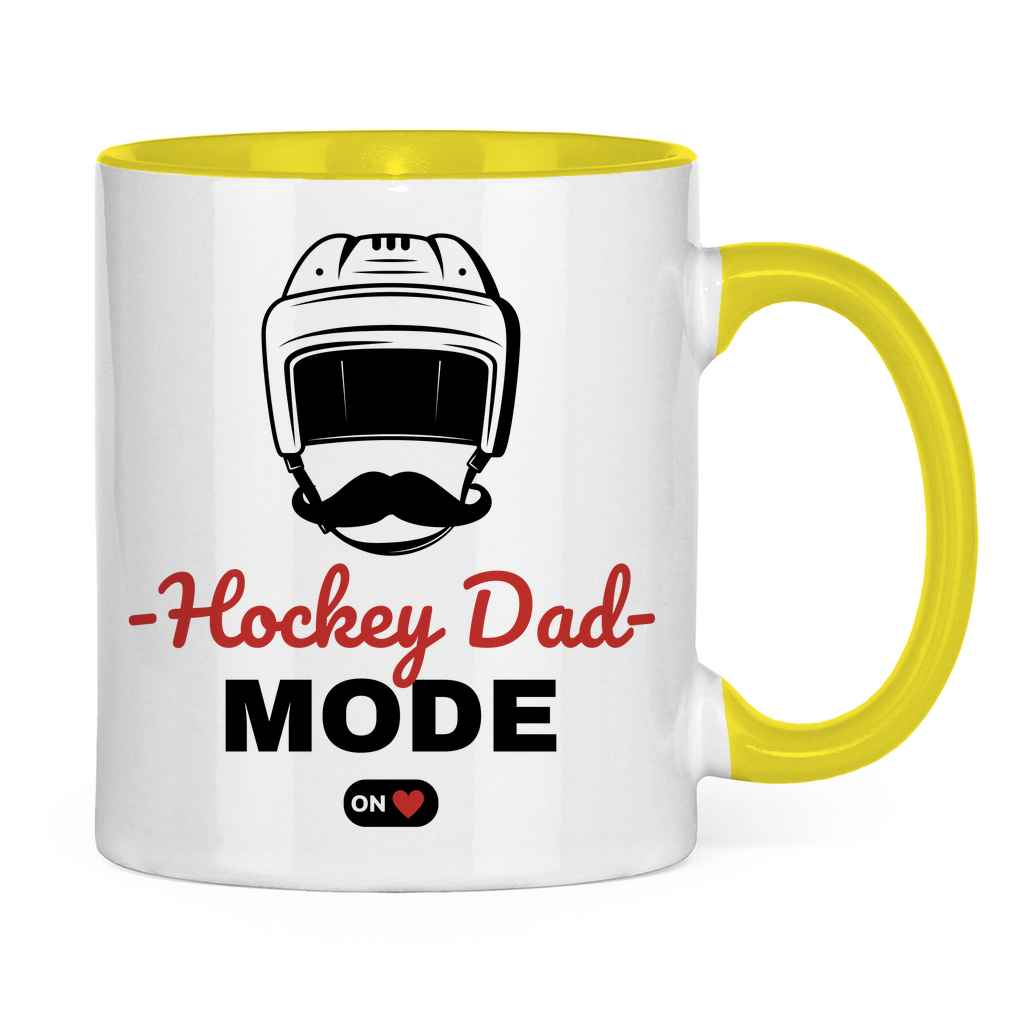 Tasse zweifarbig HOCKEYDAD MODE