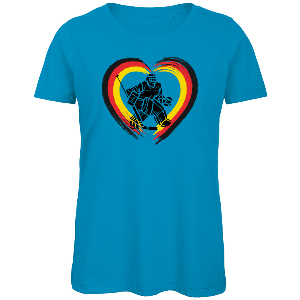 Ladies T-Shirt HEART GERMANY GOALIE