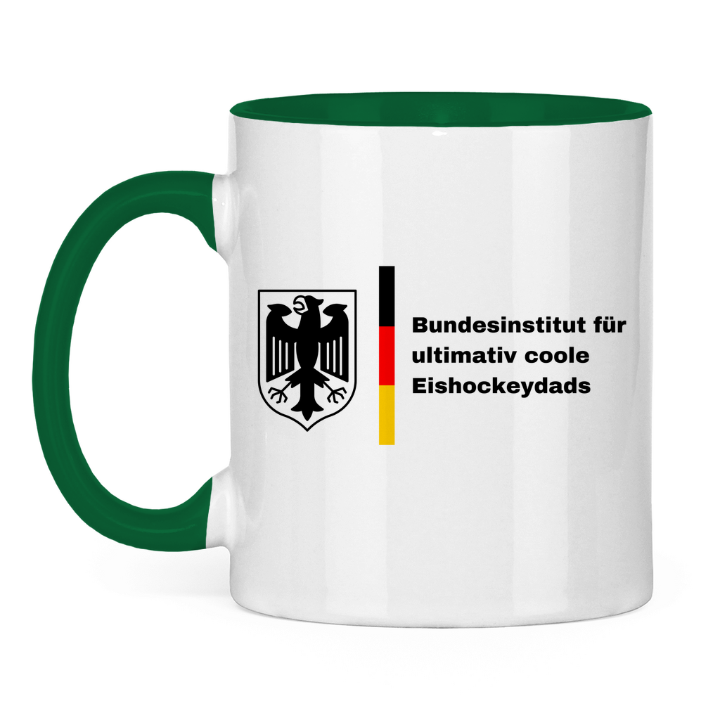 Tasse zweifarbig BUNDESINSTITUT HOCKEYDAD