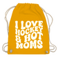 Turnbeutel I LOVE HOCKEY & HOT MOMS