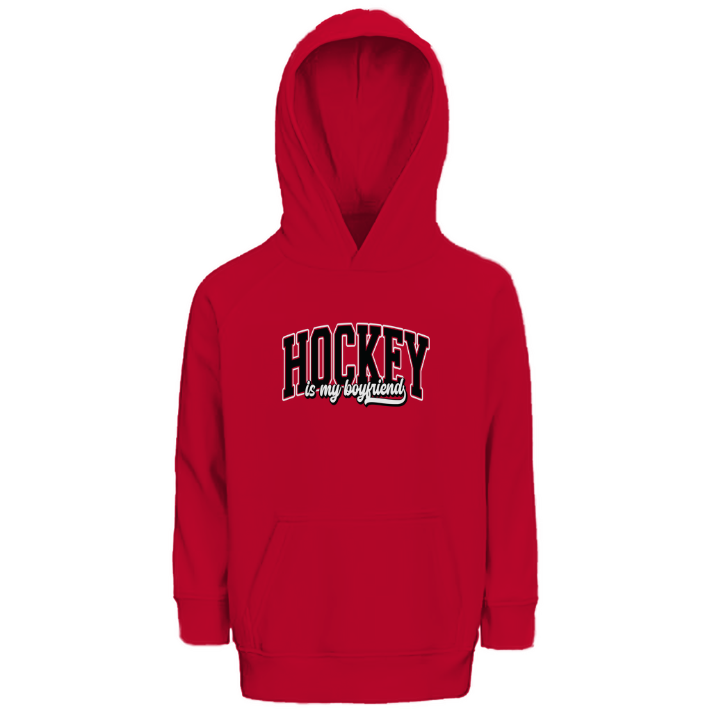 Kids Hoodie HOCKEY IS MY BOYFRIEND