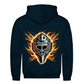 Unisex Hoodie BURNING MASK (front&back)