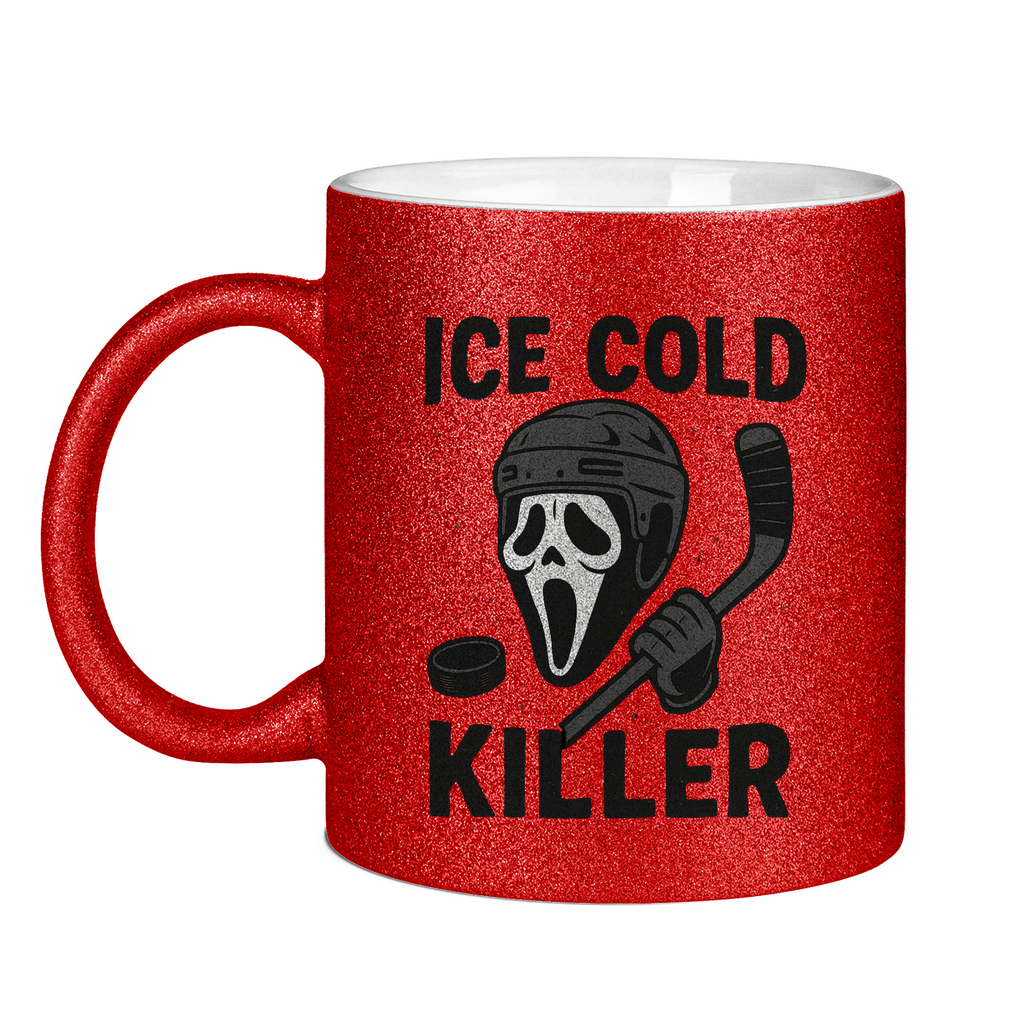 Glitzertasse ICE COLD KILLER