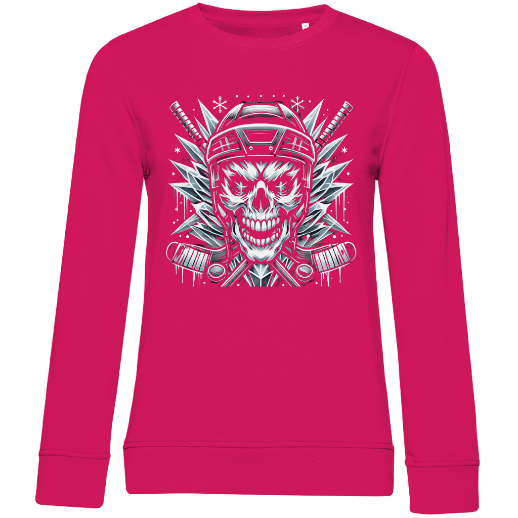 Ladies Sweatshirt HOCKEY SKULL