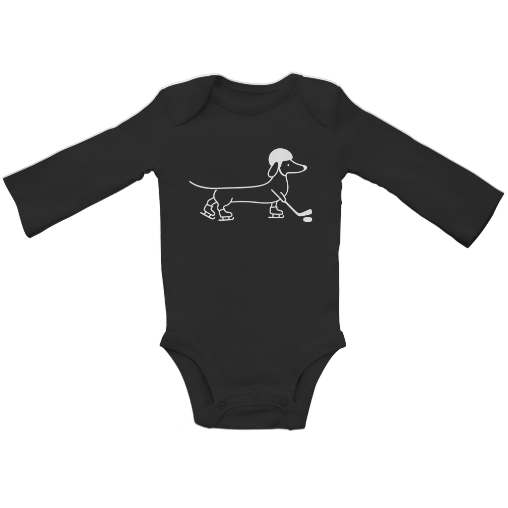 Babybody Langarm HOCKEY DACKEL