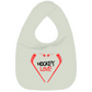 Kinder Bio Lätzchen HOCKEYLOVE STICKHEART