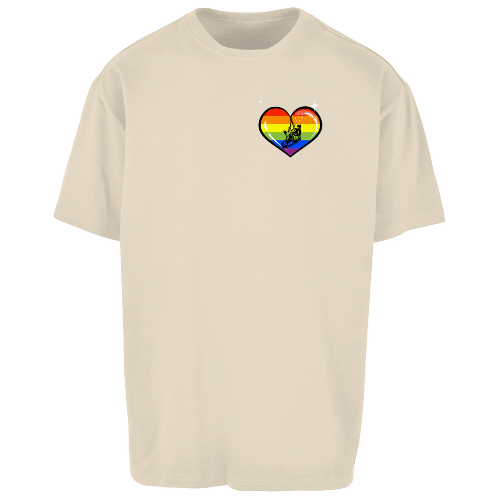 Oversize T-Shirt RAINBOW SKATE HEART