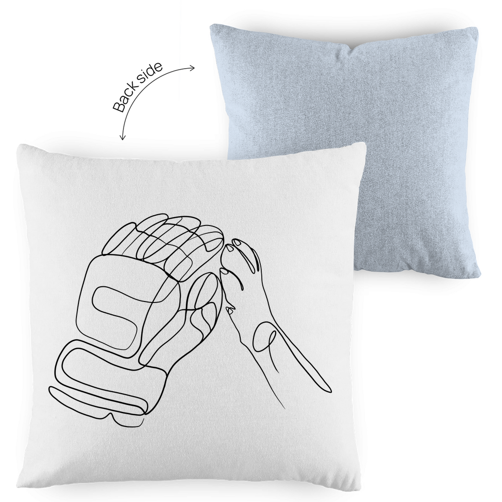 Kopfkissen zweifarbig HOCKEYBUNNY