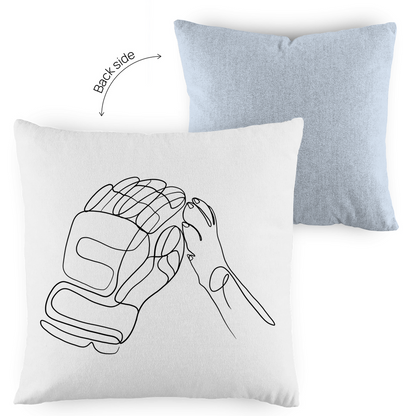 Kopfkissen zweifarbig HOCKEYBUNNY