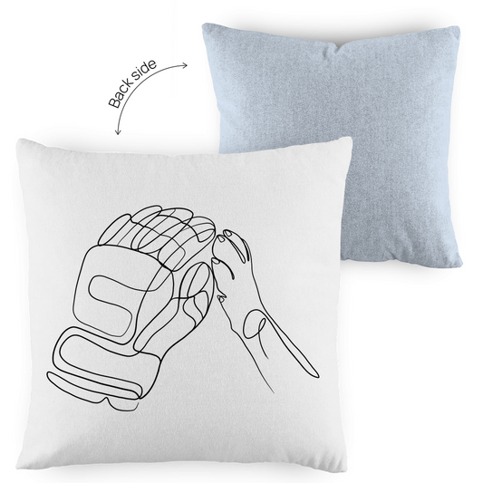 Kopfkissen zweifarbig HOCKEYBUNNY