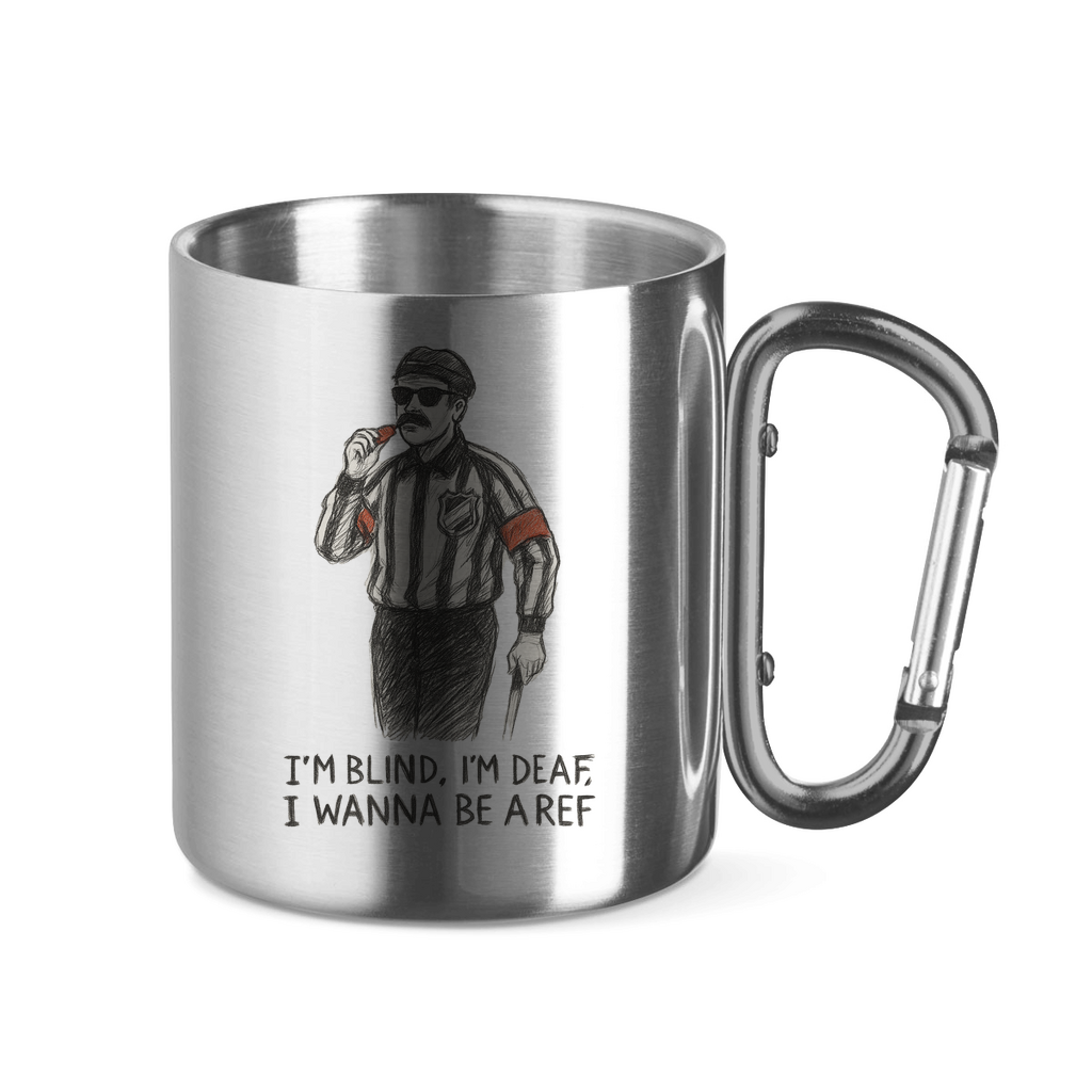 Edelstahltasse WANNA BE A REF