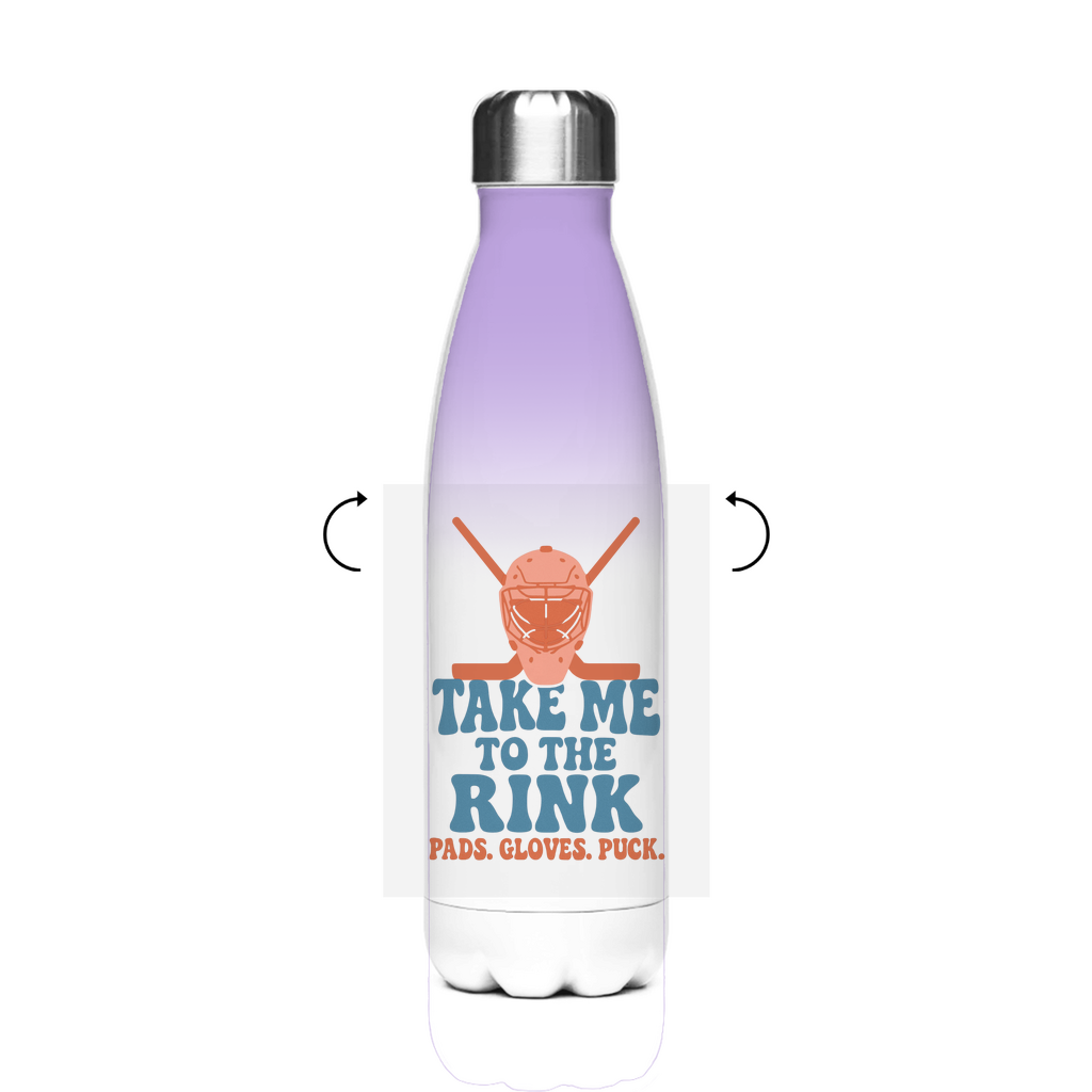 Edelstahl-Thermoflasche TAKE ME TO THE RINK GOALIE