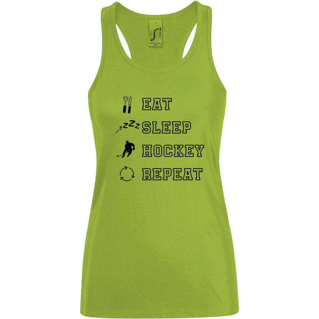 Ladies Tank Top EAT, SLEEP REPEAT