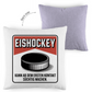 Kopfkissen zweifarbig  EISHOCKEY ZIGARETTENSCHACHTEL