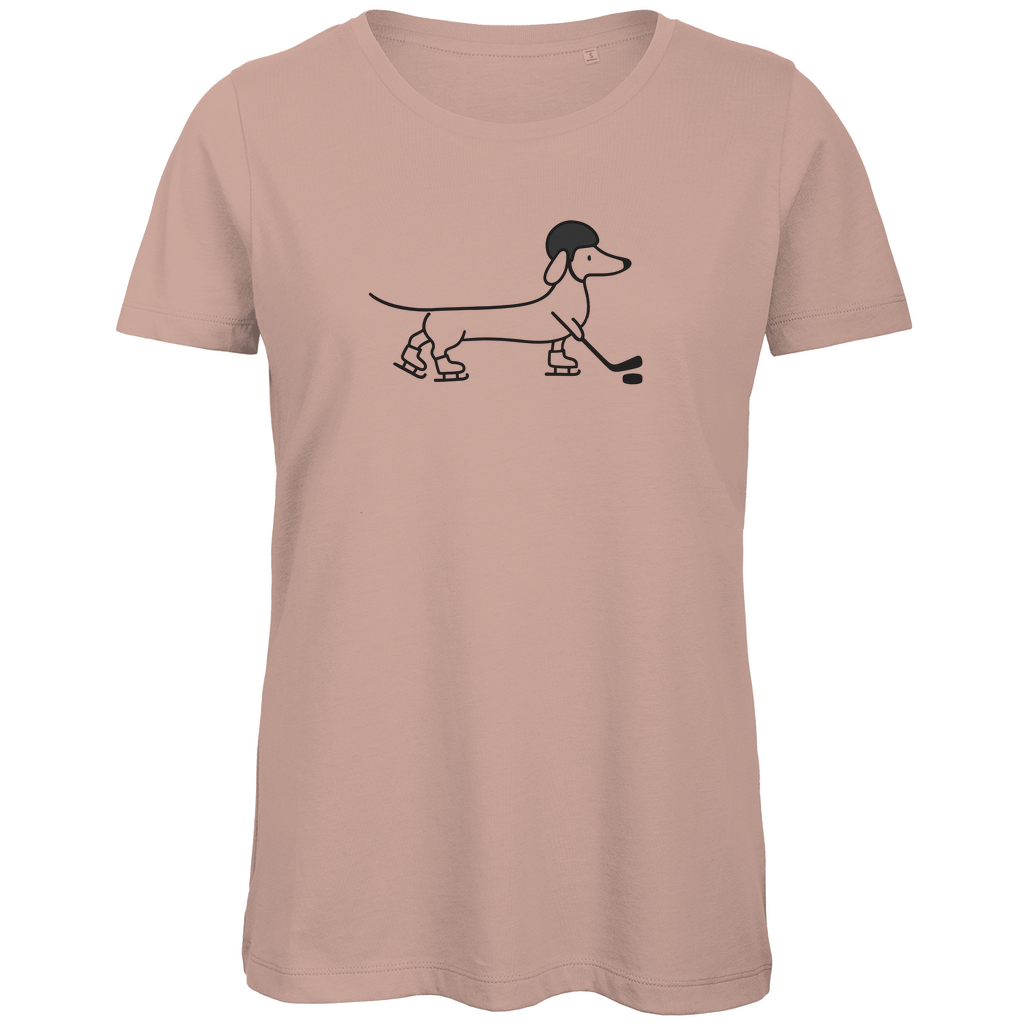 Ladies T-Shirt HOCKEY DACKEL