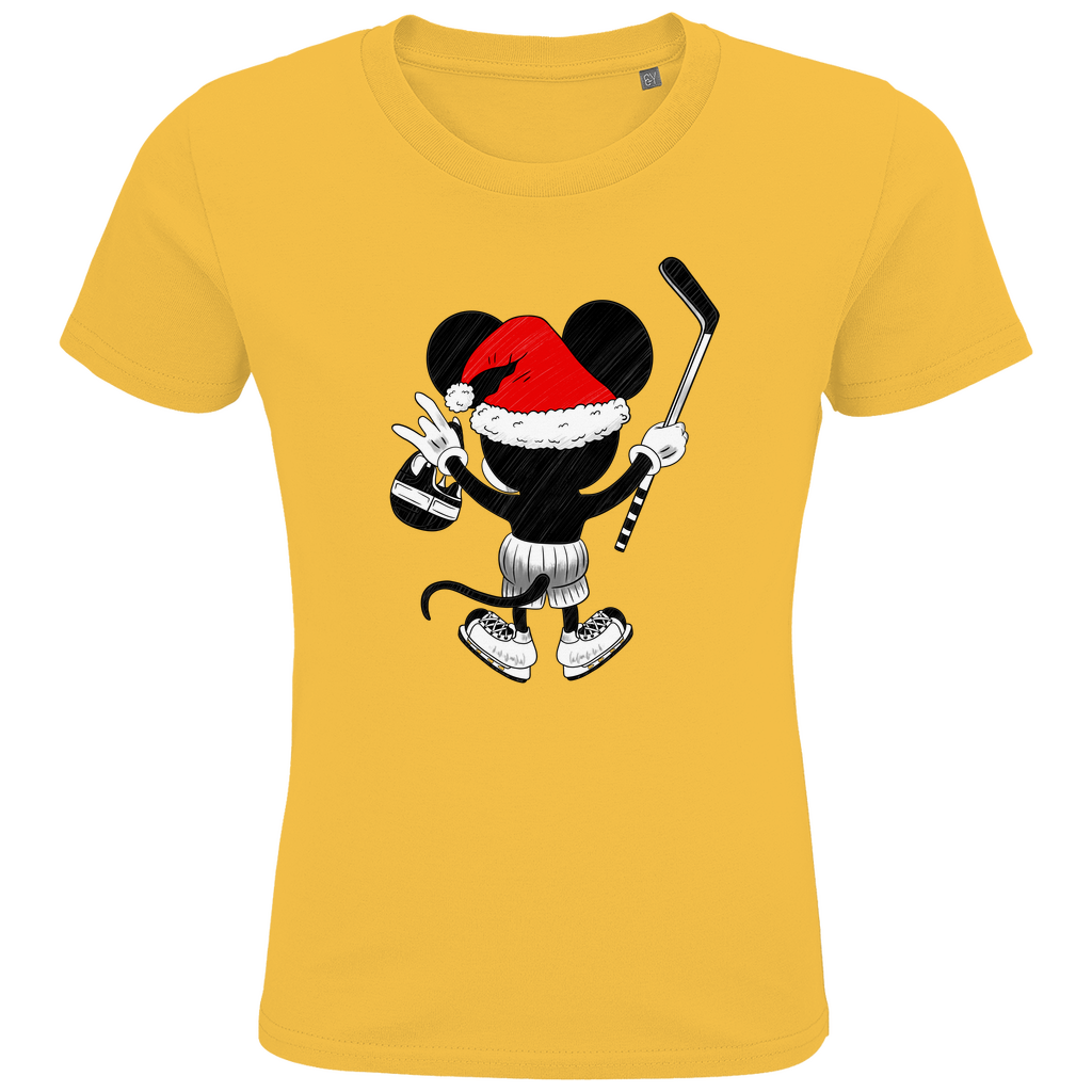 Kids T-Shirt HOCKEY-SANTA-MOUSE