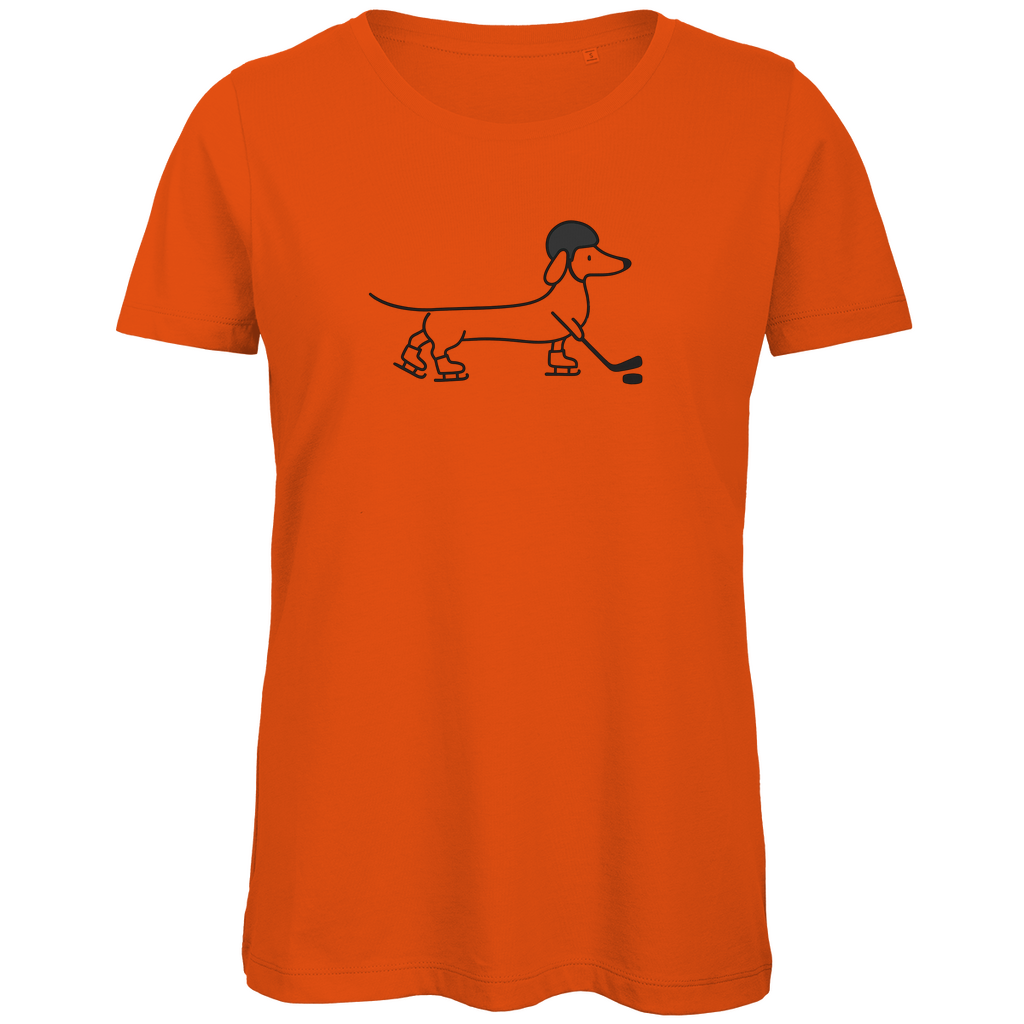 Ladies T-Shirt HOCKEY DACKEL