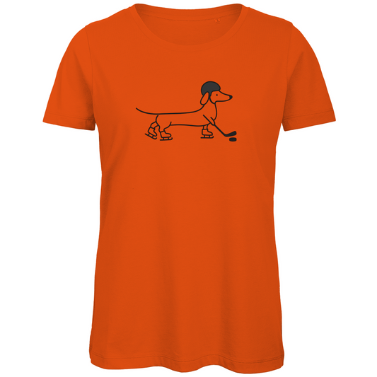 Ladies T-Shirt HOCKEY DACKEL