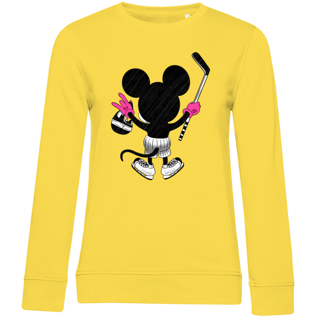 Ladies Sweatshirt HOCKEYMOUSE PINK