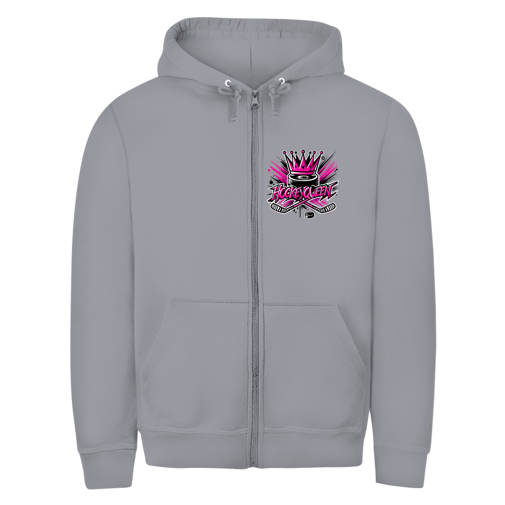 Unisex Zipper HOCKEYQUEEN (front&back)