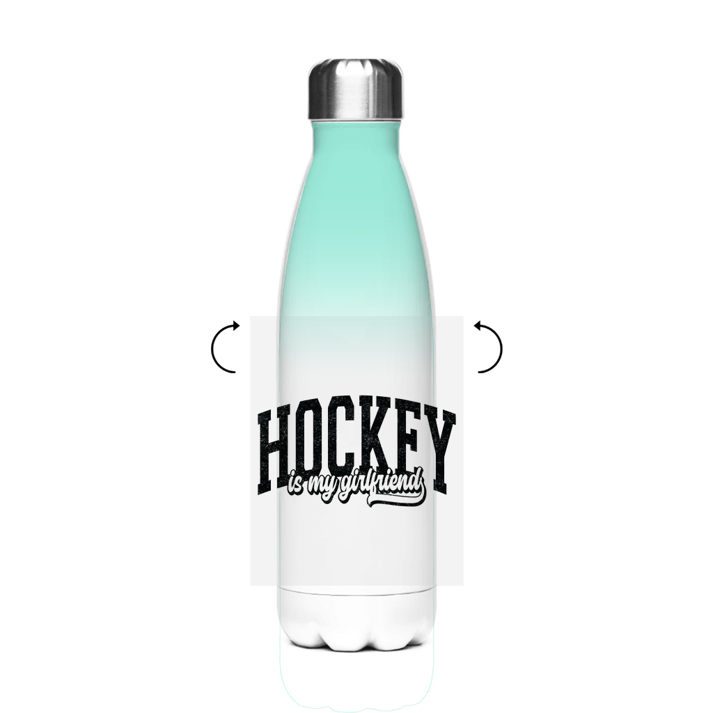 Edelstahl-Thermoflasche HOCKEY IS MY GIRLFRIEND
