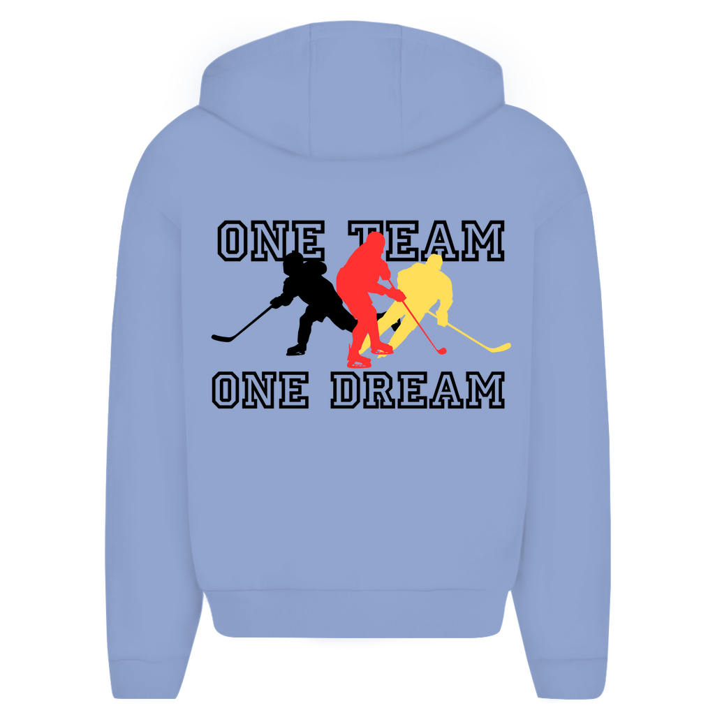 Oversize Zipper ONE TEAM-ONE DREAM GER (front&back)