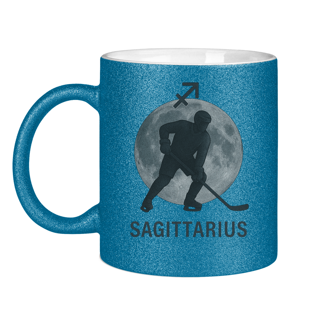 Glitzertasse STERNZEICHEN SAGITTARIUS / SCHÜTZE