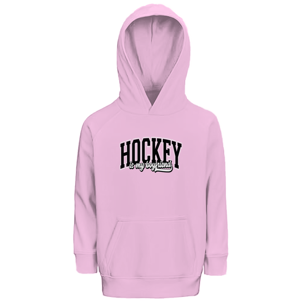 Kids Hoodie HOCKEY IS MY BOYFRIEND