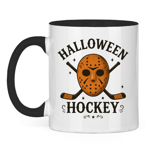 Tasse zweifarbig HALLOWEEN HOCKEY MASK