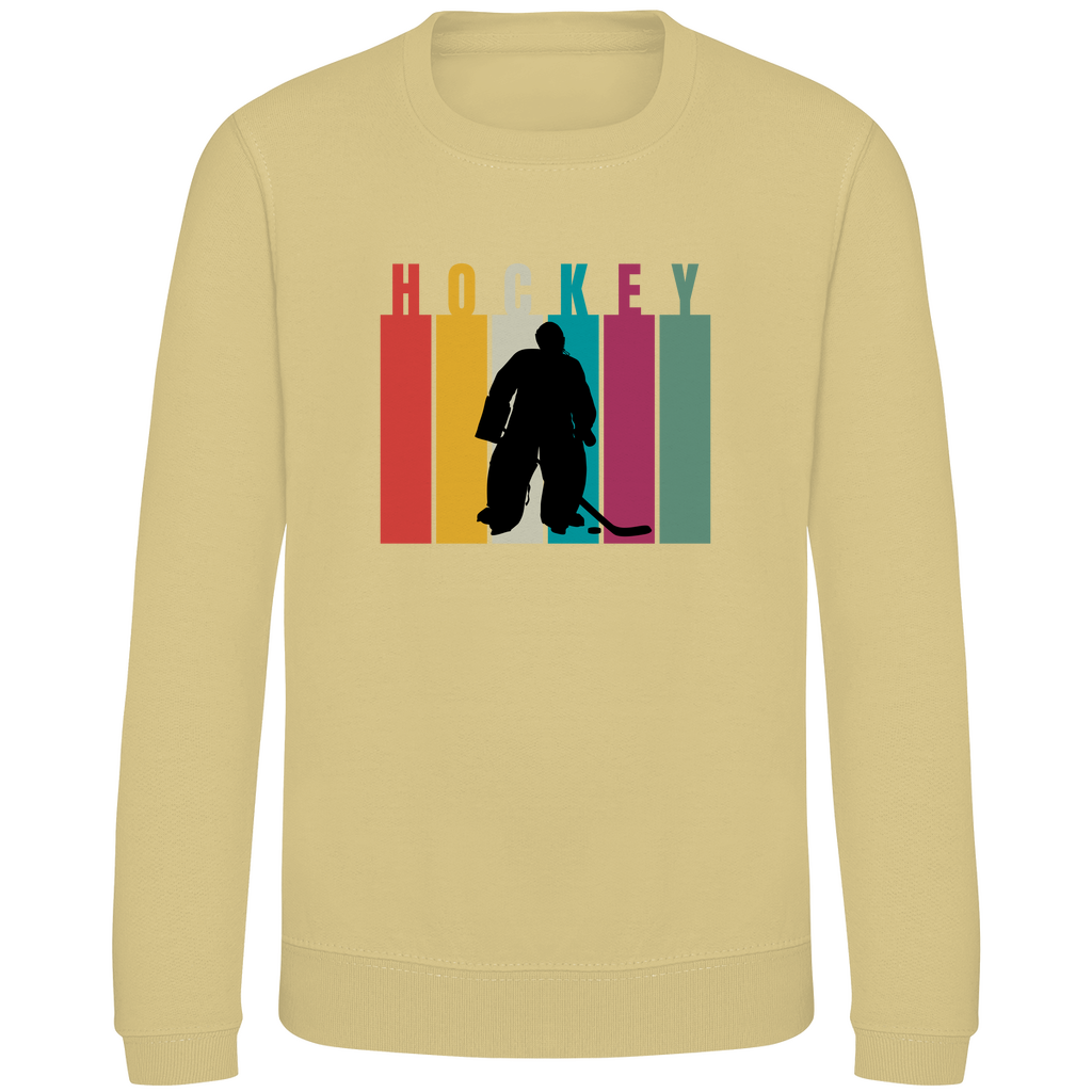 Kids Sweatshirt COLOURFUL HOCKEY GOALIE