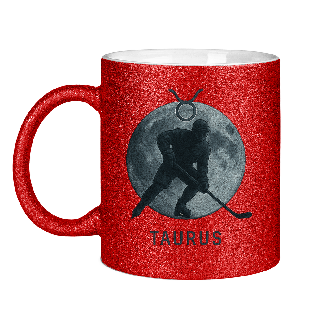 Glitzertasse STERNZEICHEN TAURUS / STIER