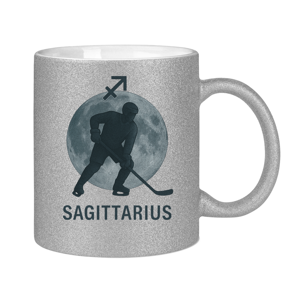 Glitzertasse STERNZEICHEN SAGITTARIUS / SCHÜTZE