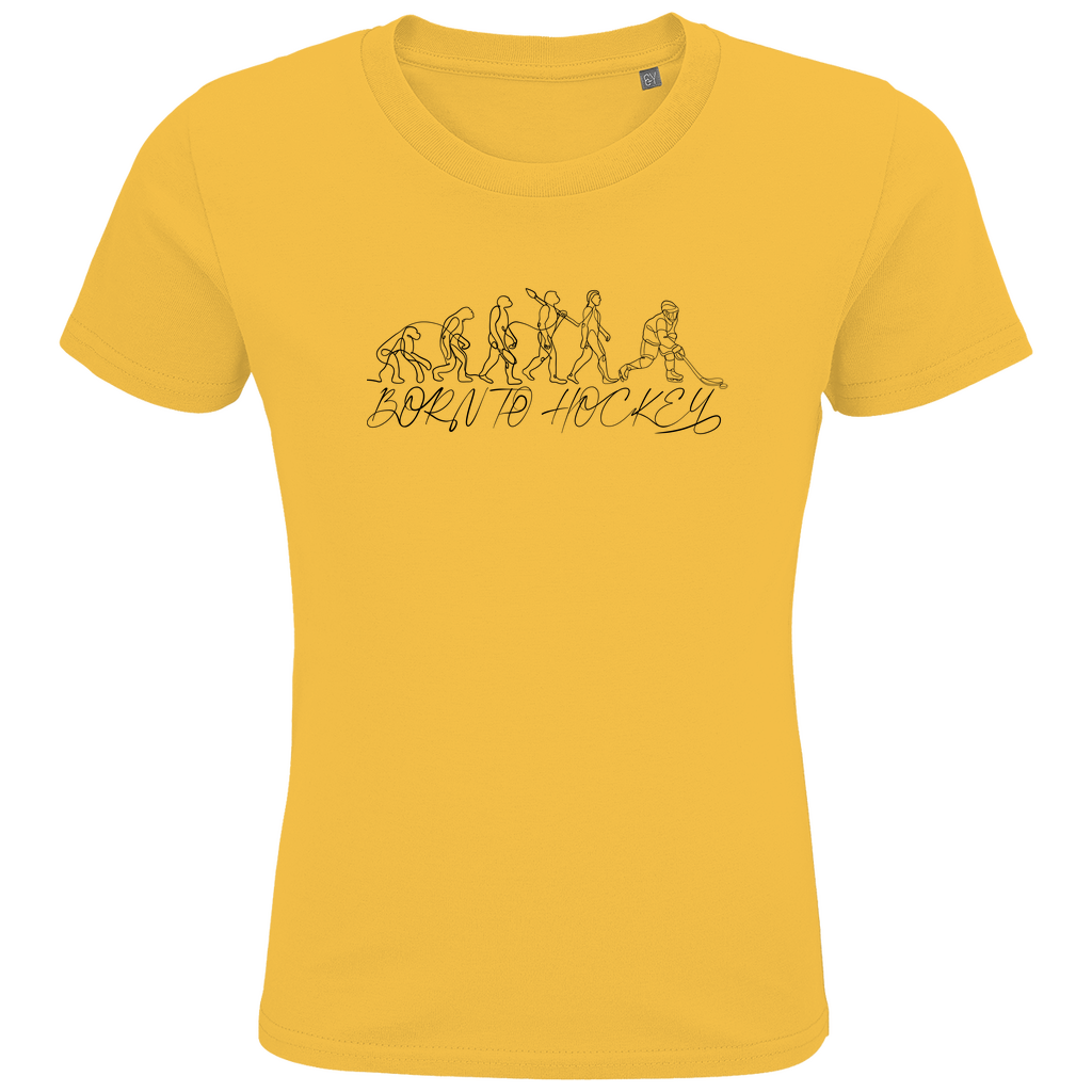 Kids T-Shirt BORN TO HOCKEY EVULUTION